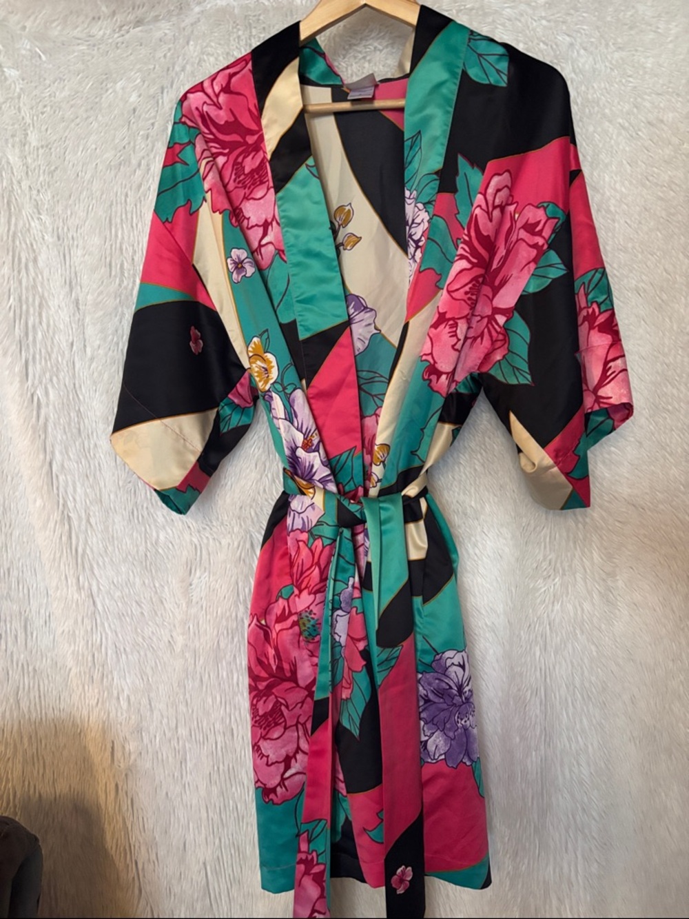 Vintage Natori Kimono Robe Size Small